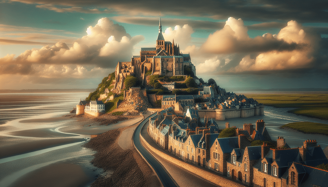 Einfluss der Gezeiten auf Zugänglichkeit - Normandie - Abteiinsel Le Mont-Saint-Michel