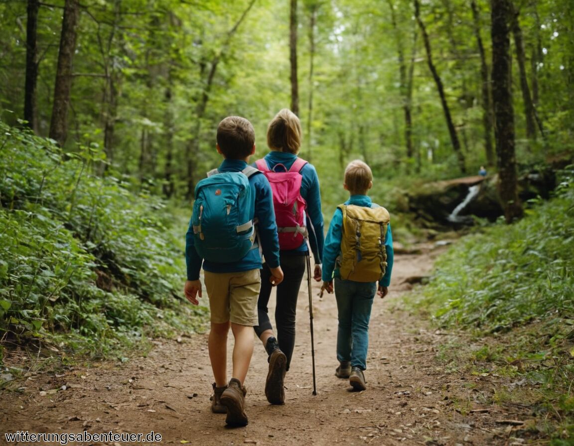 Ausrüstung auf Kindergröße abstimmen - Wandern mit Kindern wertvolle Familienzeit oder unterschätzte Gefahr